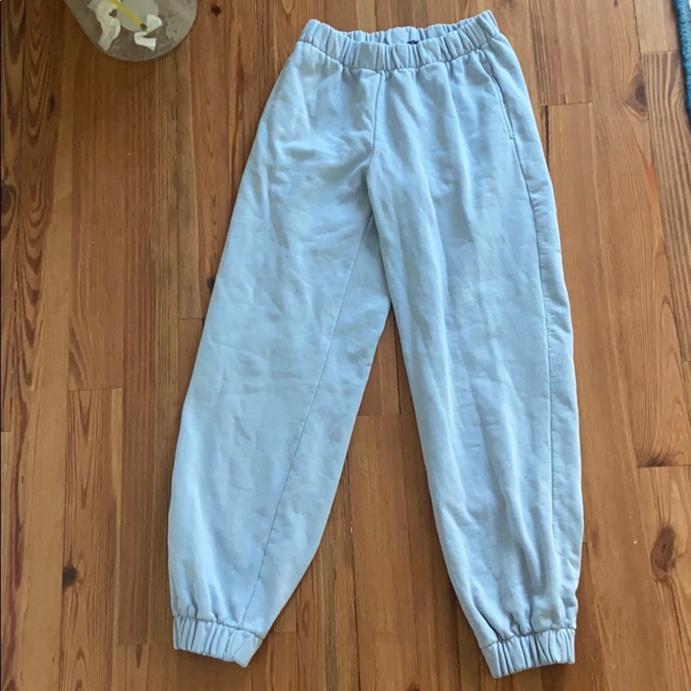 Brandy Melville blue rosa sweatpants